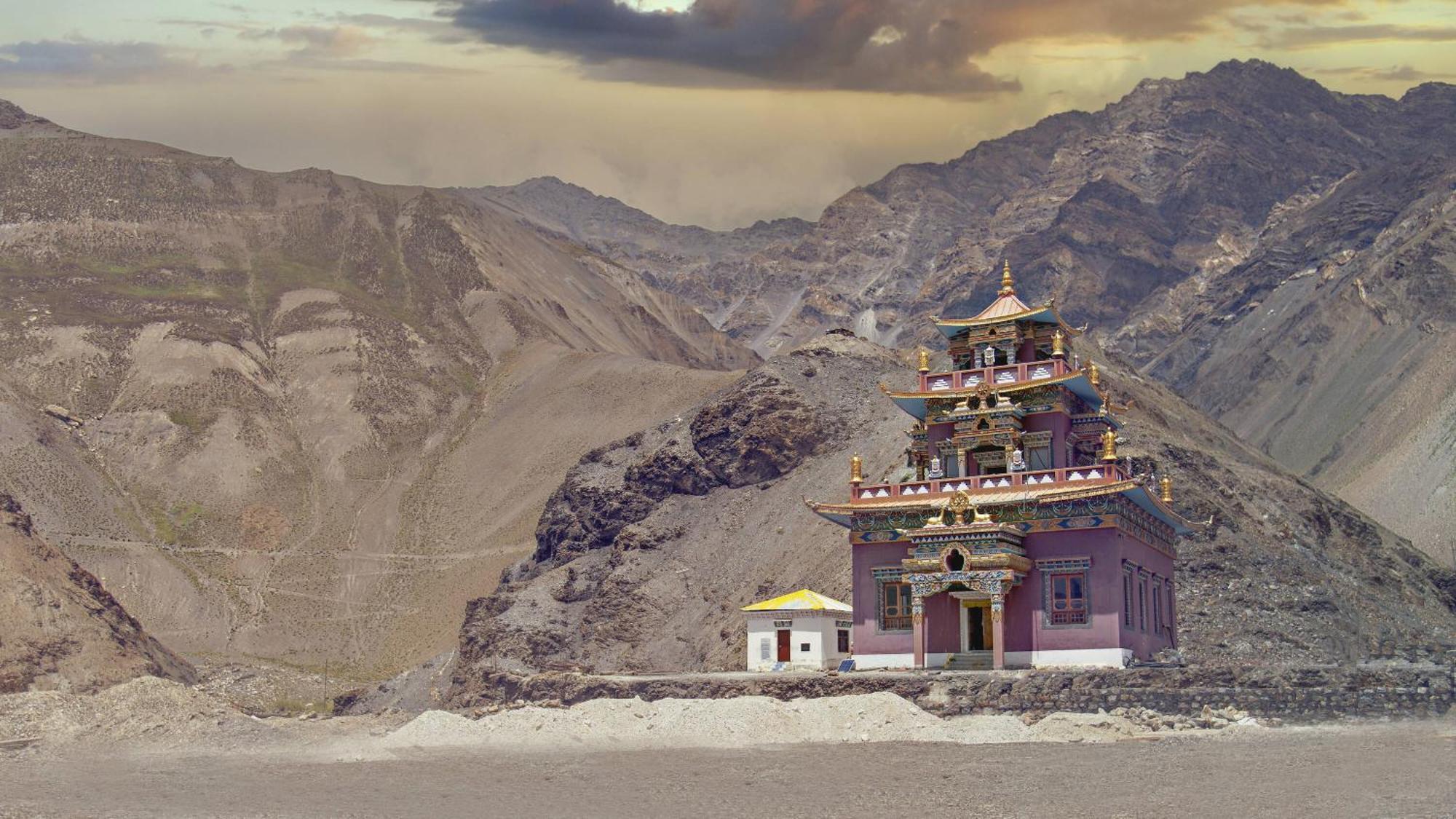 Echor Mud Huts Tabo, Spiti Valley Kaza Zewnętrze zdjęcie